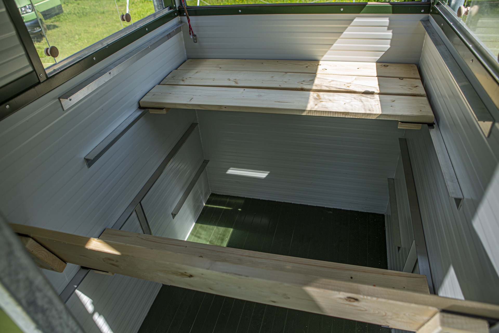 TÜV-geprüfter Kanzelofen in der Jagdkanzel